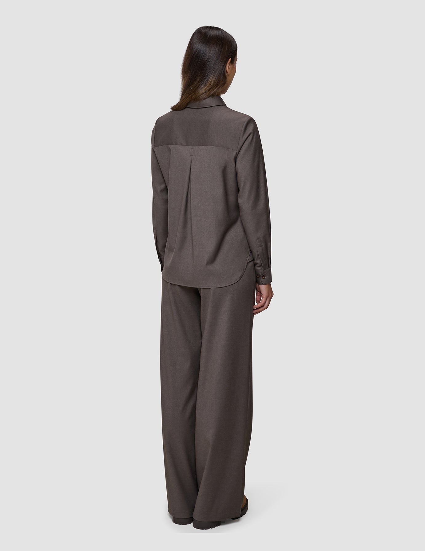 Women's Skye Shirt Dark Chestnut Melange